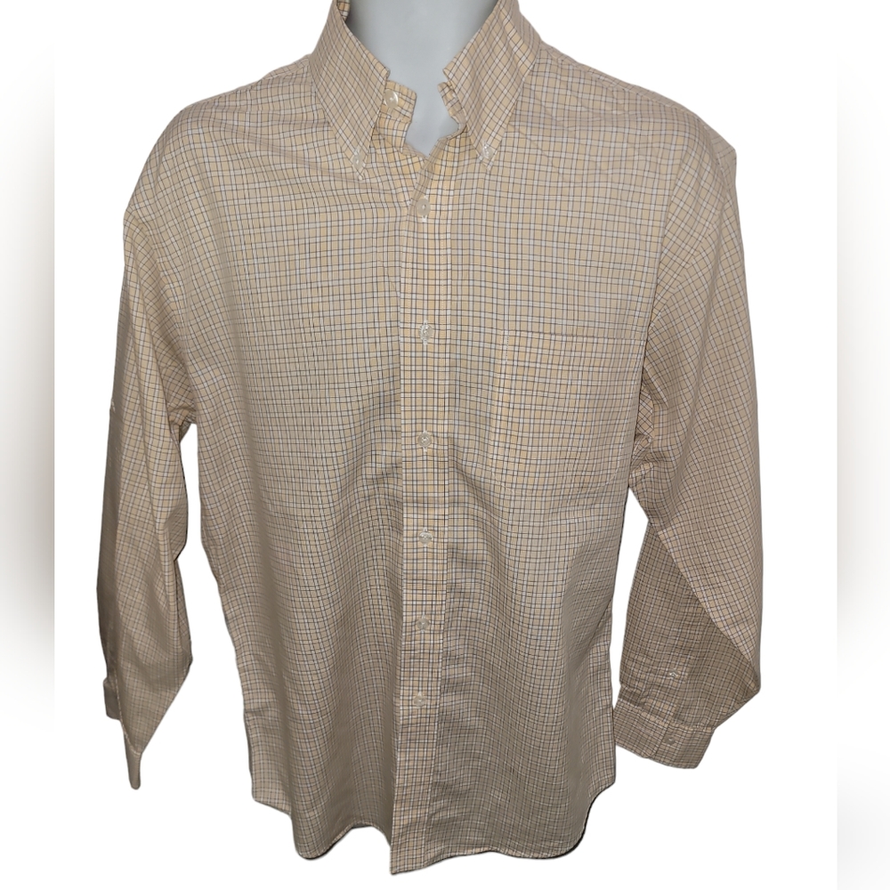 BROOKS BROTHERS Plaid Casual Shirt Mens Medium